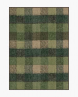Tallitha Green & Tan Rug