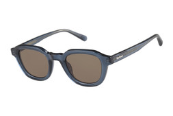 Barbour BAS-3085 Blue Crystal & Silver Men's Sunglasses