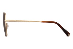 Barbour BAS-3100 Square Gold & Tort Women's Sunglasses