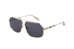 Barbour BAS-3104 Silver, Gold & Mist Grey Crystal Navigator Men's Sunglasses