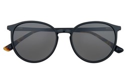 Botaniq Black & Grey Tortoise/Blue Sunglasses