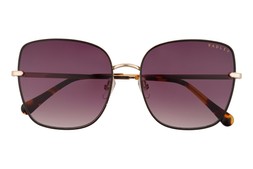 Radley Rathbone Oversized Square Black & Gold Sunglasses