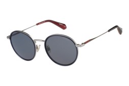 Superdry 5041 Round Gunmetal/Crystal Blue/Grey Sunglasses