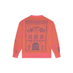 Rear- Cross Stitch Jumper in Fruit Salad & Teal