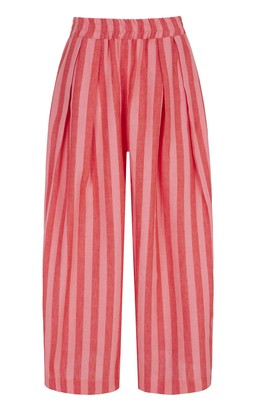 Beyond Nine Mabel Linen Trousers - Sorbet Stripe