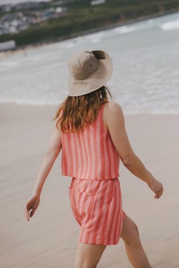 Elodie Linen Top £75 & Arielle Linen Shorts £110