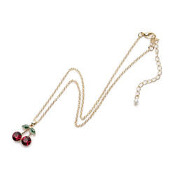 CHERRY PENDANT NECKLACE £24 BY LOVETT & CO