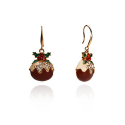 Christmas Pudding Earrings £29 by Lovett and Co