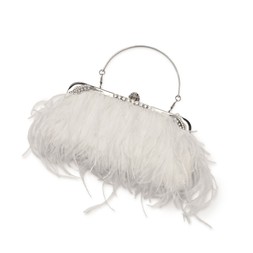 DECO FEATHER CLUTCH BAG £35 BY LOVETT & CO