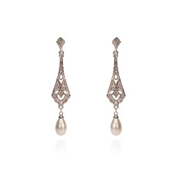 Peal and Crystal Drop Earrings £35 by Lovett and Co