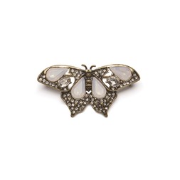 PINK CRYSTAL BUTTERFLY BROOCH £30 BY LOVETT & CO