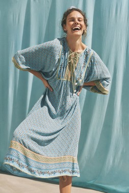Amiee Floral Culotte Jumpsuit Blue
