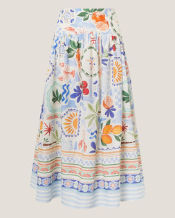 Monsoon x Charlie Taylor Bonnie Print Skirt