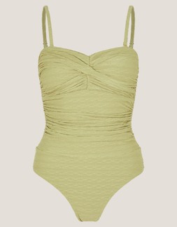 Jade Shimmer Swimsuit Green