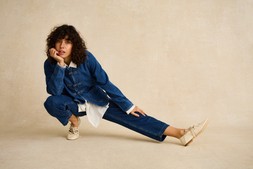 Lauren Knot Denim Jacket Blue