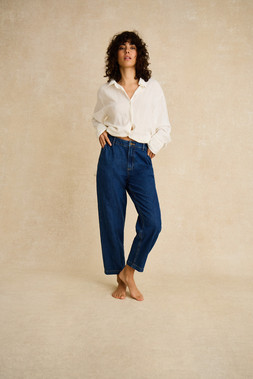 Novi Carrot Leg Jeans Blue