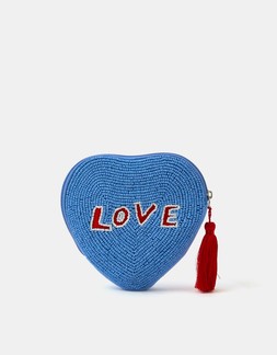Love Beaded Coin Purse