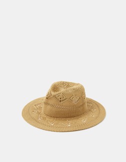 Woven Fedora Hat