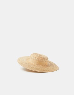 Straw Boater Fascinator