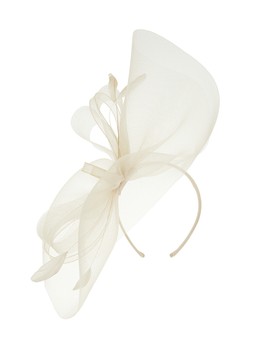 Accessorize Rhea Large Crin Fascinator - Champagne €48 at Very.ie