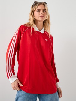 adidas Originals Women's 3 Stripes Jaquard Long Sleeve Tee €45 at Very.ie