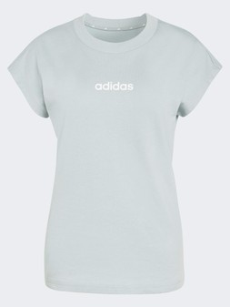 adidas Sportswear Women's Essentials Linear Cotton T-Shirt - Green €20 at Very.ie