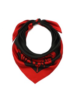 AllSaints Marley Heart Patch Square Silk Scarf €88 at Very.ie