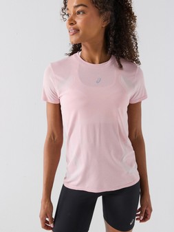Asics Womens Running Road Seamless T-Shirt - Pink €62 at Very.ie