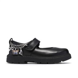 Clarks Kids Lorcam Charm Leather Shoe - Black €60 at Very.ie