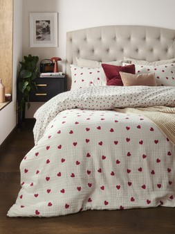Cooper & Grey Heart Lover Duvet Cover Set from €58 (double duvet) at Very.ie