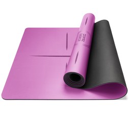 Core Balance Purple Rubber Alignment Yoga Mat €51.99 at Very.ie