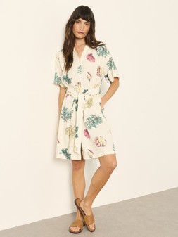 FatFace Cleo Shell Shirt Dress - Cream €82 at Very.ie