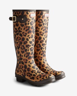 Hunter Womens Original Tall Leopard Boot €170 at Very.ie