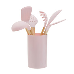 Interiors By Premier Zing 7pc Pastel Pink Utensil Set €34.99 at Very.ie