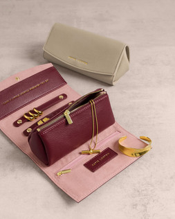 Katie Loxton Travel Jewellery and Accessories Organiser - Cherry €47 at Very.ie