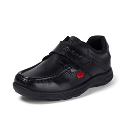 Kickers Junior Reasan Strap Leather Shoe - Black €72 at Very.ie