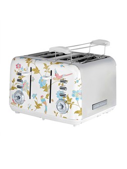Laura Ashley Elveden White 4-Slice Toaster €109.99 at Very.ie