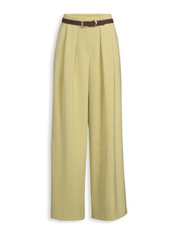 Michelle Keegan Box Pleat Wide Leg Trousers - Olive €52 at Very.ie