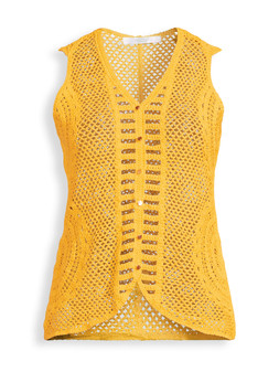 Michelle Keegan Crochet Knit Longline Waistcoat €45 at Very.ie