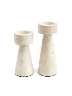 Michelle Keegan Home Set of 2 Concrete Candle Holders €37.99 at Very.ie