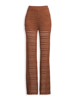 Michelle Keegan Metallic Knitted Trousers Co ord - Brown €45 at Very.ie