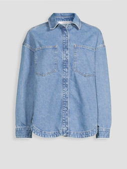 Michelle Keegan Relaxed Pocket Shirt -Mid Wash €56 at Very.ie