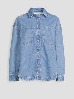 Michelle Keegan Relaxed Pocket Shirt -Mid Wash €56 at Very.ie