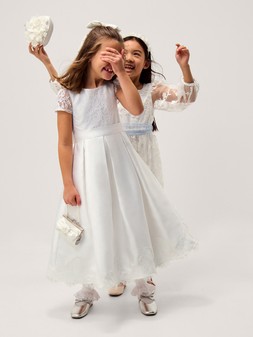 Monsoon Girls Communion Lola Lace Dress - White €85 at Very.ie