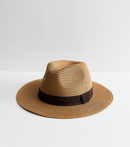 New Look Tan Straw Fedora Hat - Brown €18 at Very.ie