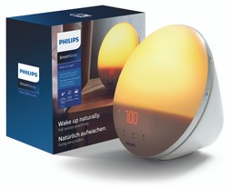 Philips SmartSleep Wake-up light Sunrise Alarm Clock with 5 Sound -HF351901 €194.99 at Very.ie