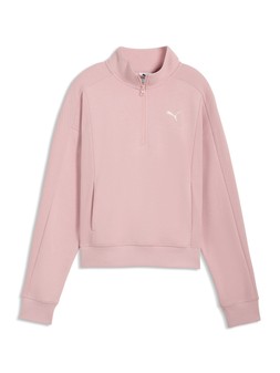Puma Womens Class Relaxed Half-Zip Crew - Pink €80 at Very.ie