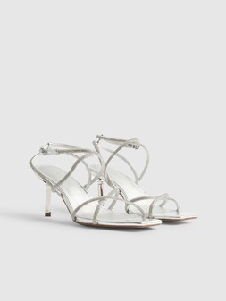 River Island Heatseal Strappy Heeled Sandal €58 at Very.ie