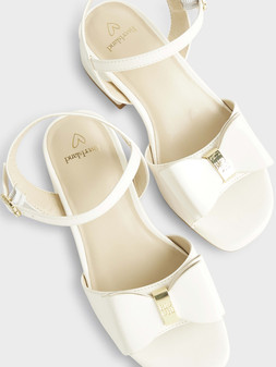 River Island Older Girls Patent Bow Heeled Sandals From €38 at Very.ie