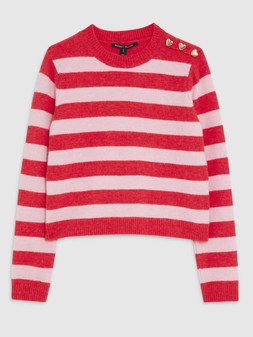 River Island Stripe Heart Button Jumper €48 at Very.ie